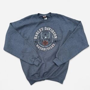 Harley-Davidson Large Gray Crewneck Sweater
